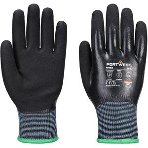 Portwest Cold F15 Nitrile Aqua Cut Glove - Black