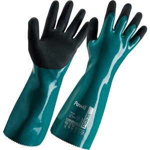 Supertouch Pawa PG635 Type A Chemical Resistant Heavy-Duty Gauntlet - Green