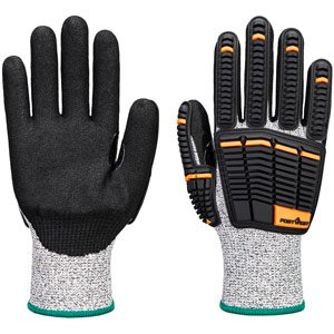 Portwest Impact C13 Nitrile Foam Glove - Grey/Black